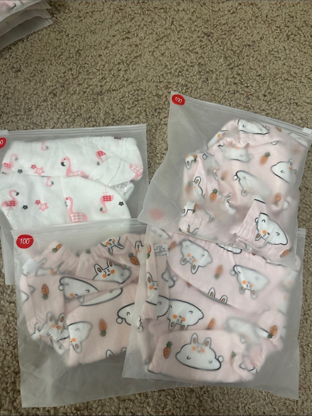 NEW Kids Flamingo and Rabbit PrintโDiaper Covers or Training Pants Underwear -4